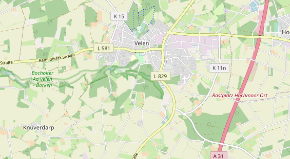 Hochzeitslocation auf Karte