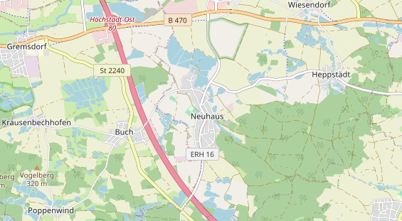 wedding venue on map