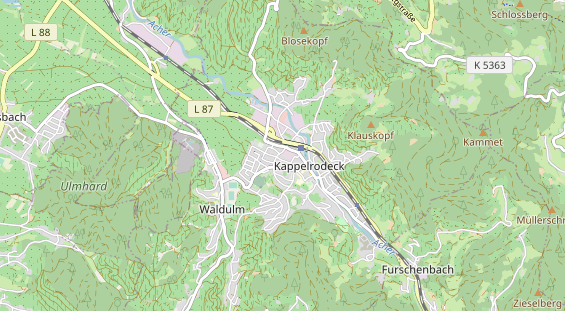 Hochzeitslocation auf Karte
