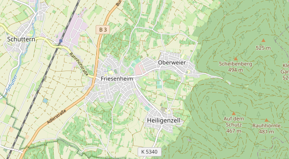 Hochzeitslocation auf Karte