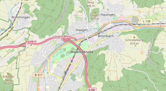 Lieu de mariage sur la carte