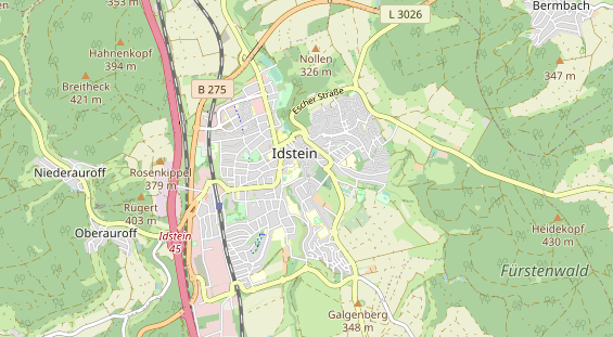 Hochzeitslocation auf Karte