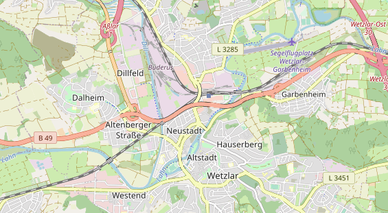 wedding venue on map