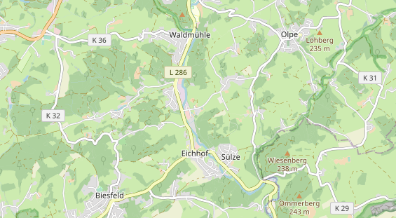 wedding venue on map