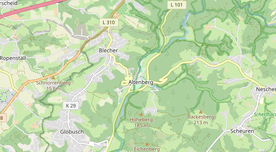 Hochzeitslocation auf Karte