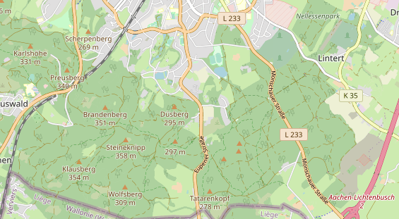 Lieu de mariage sur la carte