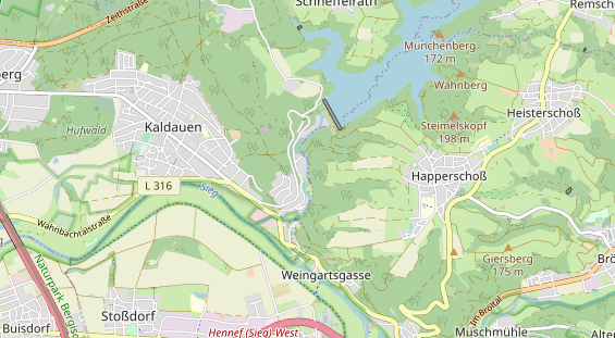 wedding venue on map