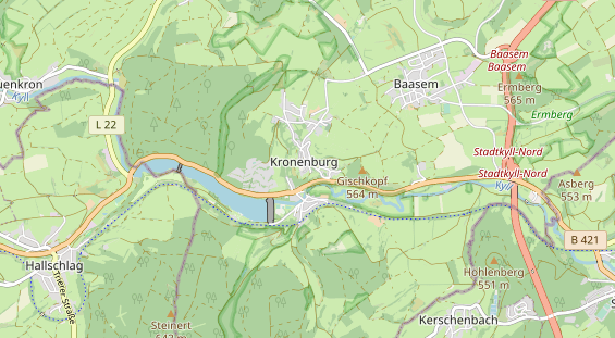 Hochzeitslocation auf Karte