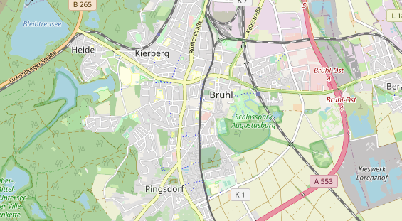 Hochzeitslocation auf Karte