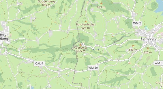 Hochzeitslocation auf Karte