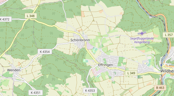 Lieu de mariage sur la carte