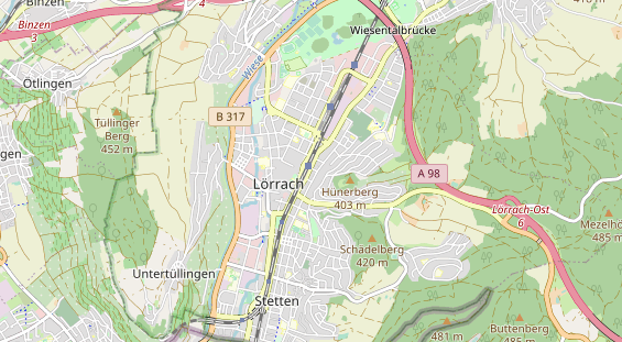 wedding venue on map