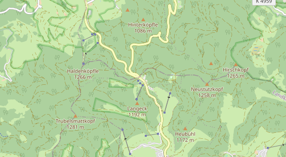 Lieu de mariage sur la carte
