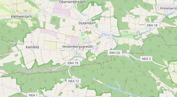 wedding venue on map