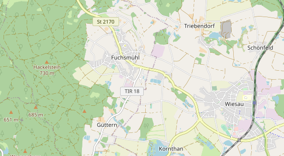 wedding venue on map