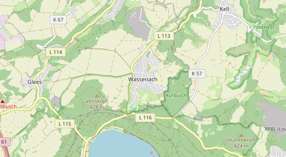 Lieu de mariage sur la carte