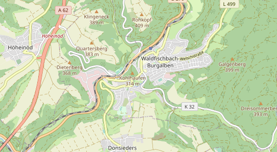 wedding venue on map