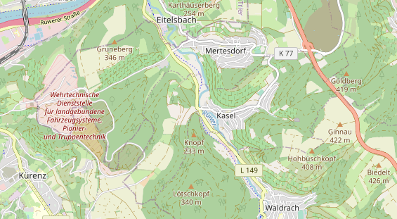 Lieu de mariage sur la carte