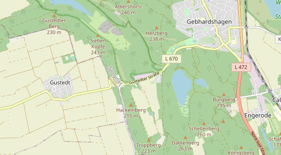 wedding venue on map