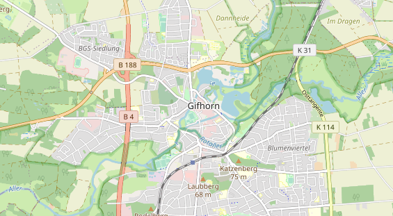 Hochzeitslocation auf Karte