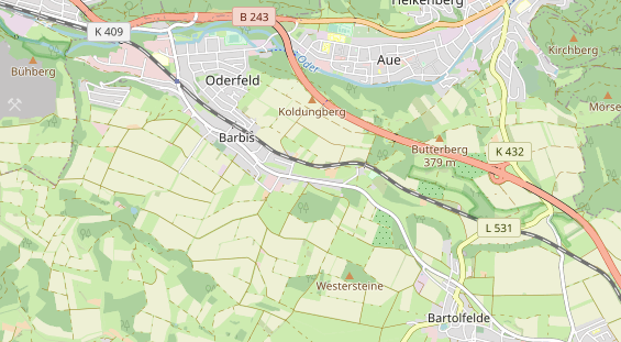 Hochzeitslocation auf Karte