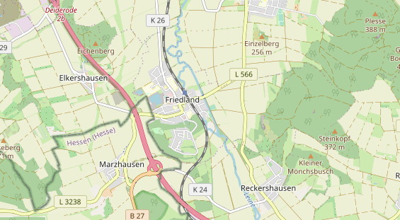 wedding venue on map