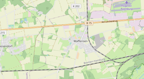 Hochzeitslocation auf Karte