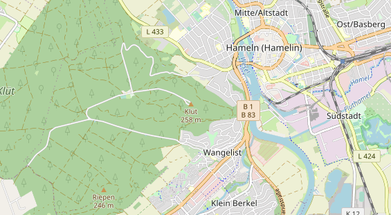 Hochzeitslocation auf Karte