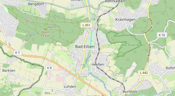 wedding venue on map