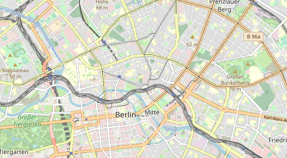 Lieu de mariage sur la carte