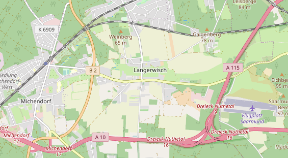 Hochzeitslocation auf Karte