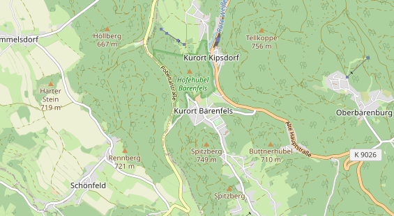 Hochzeitslocation auf Karte