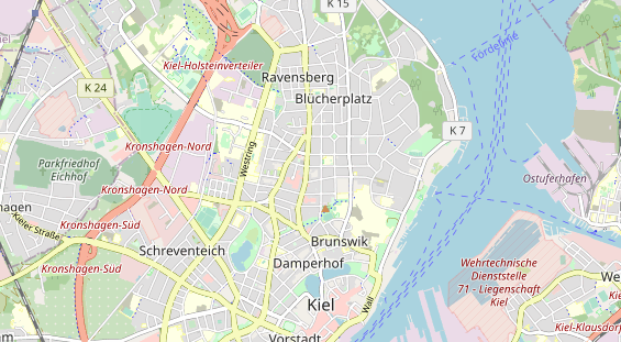 wedding venue on map