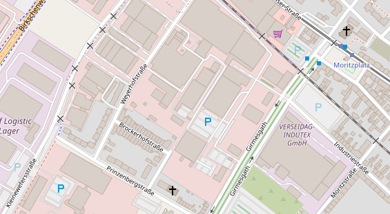 Hochzeitslocation auf Satellitenbild