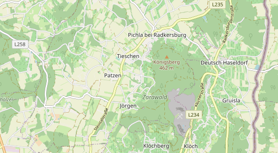 Lieu de mariage sur la carte