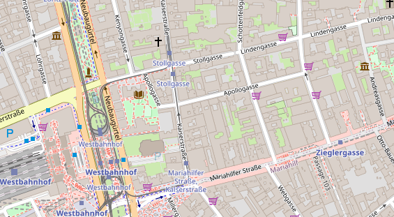 Hochzeitslocation auf Satellitenbild