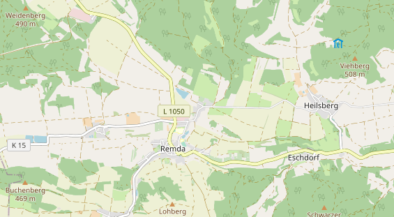 wedding venue on map