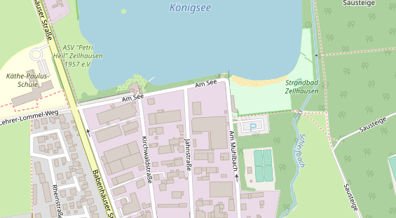 Hochzeitslocation auf Satellitenbild