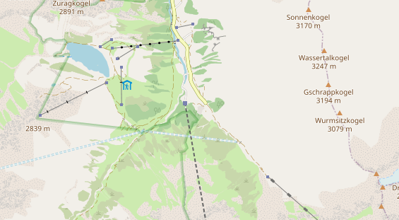 wedding venue on map