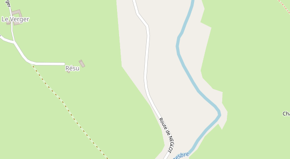 Hochzeitslocation auf Satellitenbild