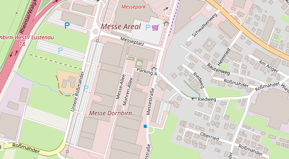 Hochzeitslocation auf Satellitenbild