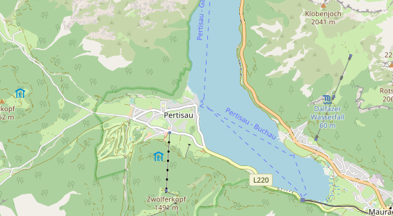 Hochzeitslocation auf Karte