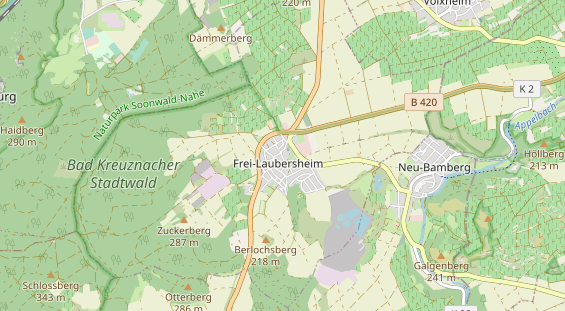 wedding venue on map