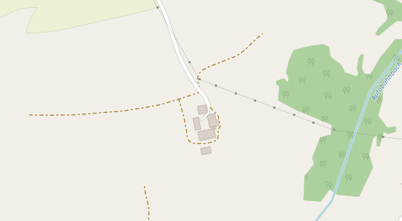 Hochzeitslocation auf Satellitenbild