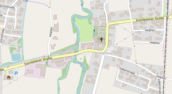 Hochzeitslocation auf Satellitenbild