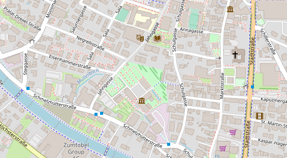 Hochzeitslocation auf Satellitenbild