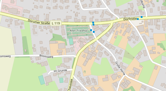 Hochzeitslocation auf Karte