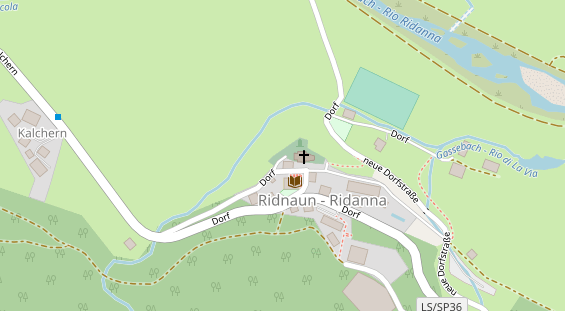 Hochzeitslocation auf Satellitenbild