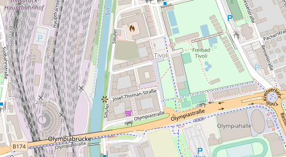 Hochzeitslocation auf Satellitenbild