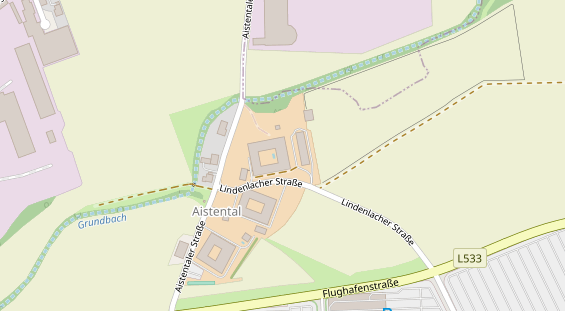 Hochzeitslocation auf Satellitenbild